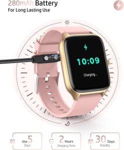 Smart Watches for Women, Activity Fitness Tracker 1.96" HD Full Touch Screen with Heart Rate - Image 6