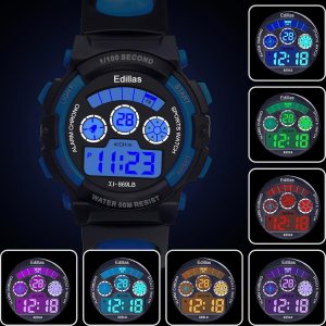 Watches Digital 7 Colors 50M Waterproof Watches - Image 2