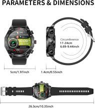 Smart Watch ,1.52 inch IPS Fitness Tracker with Sleep Monitor Pedometer - Image 8